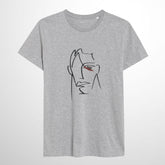 Camiseta Gris "The Face"