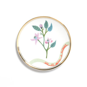 LITTLE BIRD Porcelain Plate. 15 cm