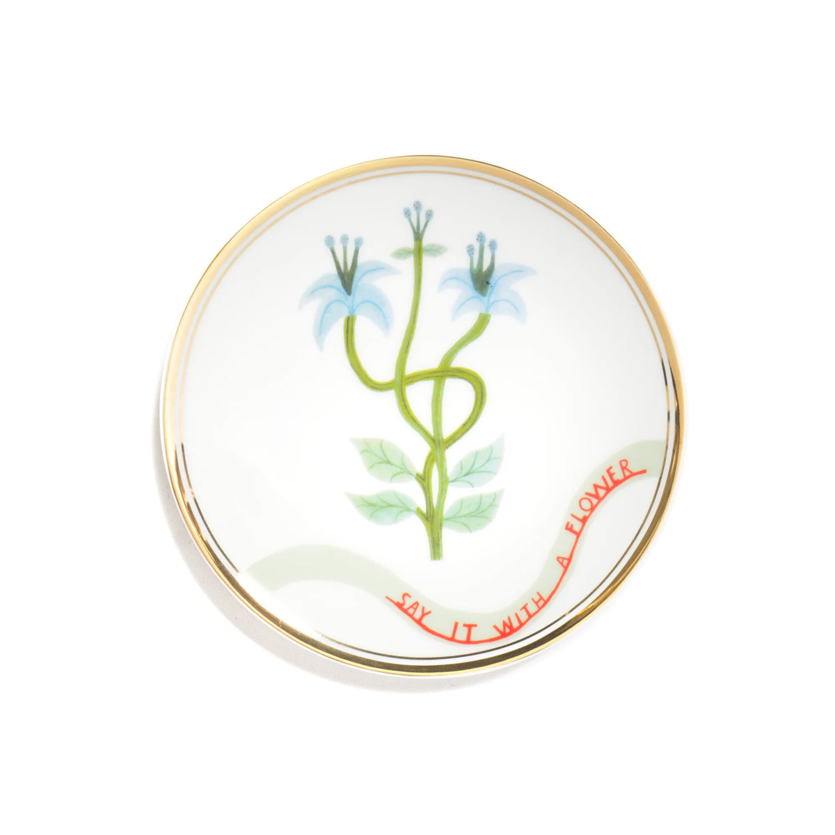 LITTLE BIRD Porcelain Plate. 15 cm