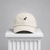 Beige Cap. Reindeer