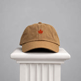 Beige Cap. Maple Leaf