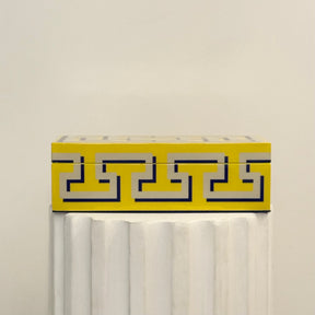 Small Labyrinth Lacquer Box. Jonathan Adler 