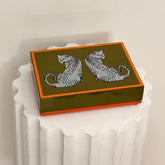 Cards Set Leopard. Jonathan Adler