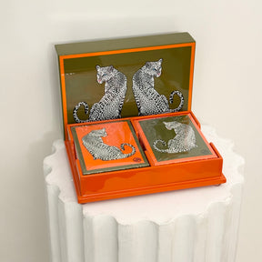 Cards Set Leopard. Jonathan Adler