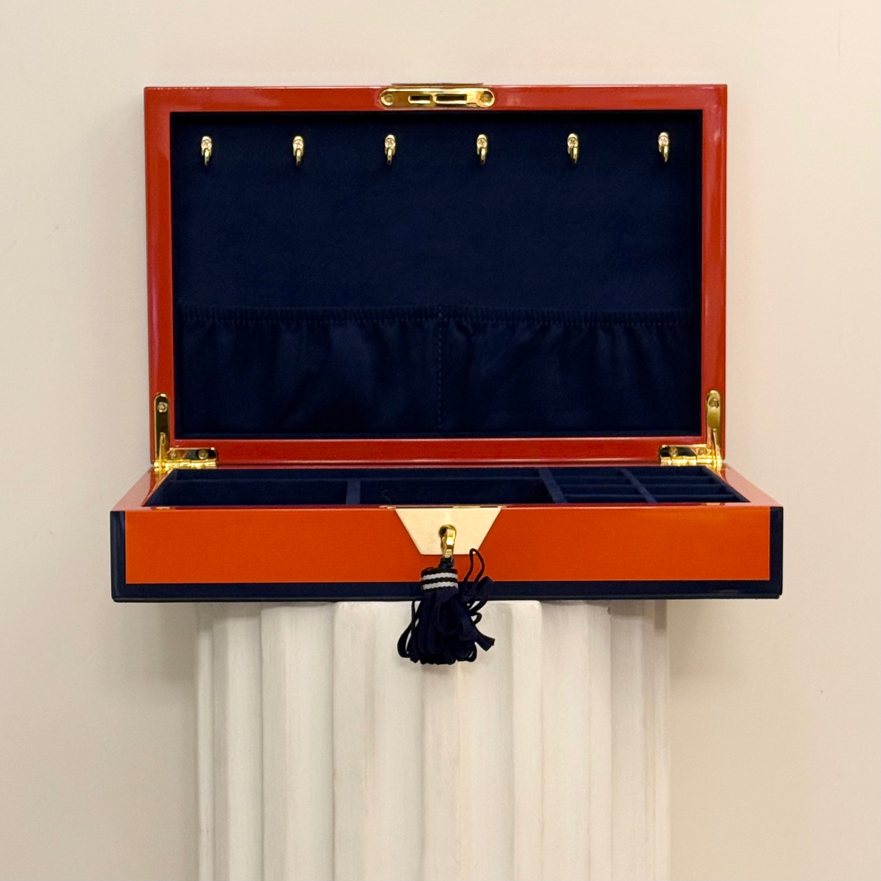 Big Op Art Lacquer Box. Jonathan Adler 