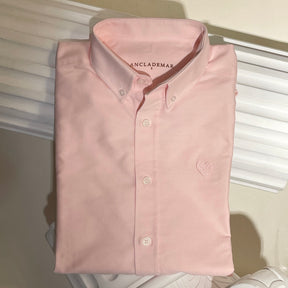 Camisa Oxford Rosa Corazón