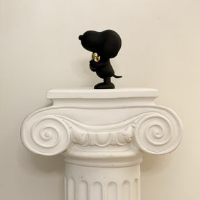 Snoopy Heart XS Negro - 12 CM