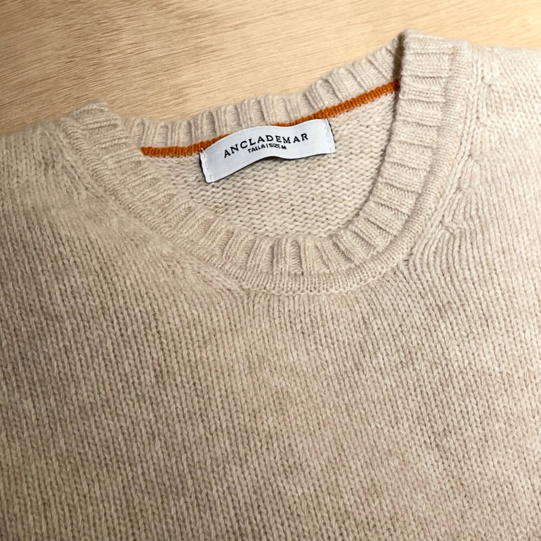 Jersey Lana Merino Beige