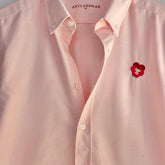 Camisa Oxford Rosa Pensamiento