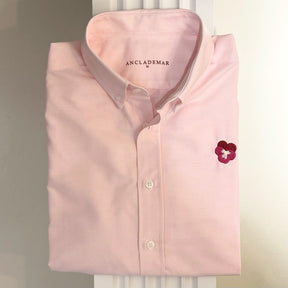 Camisa Oxford Rosa Pensamiento