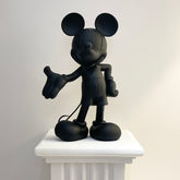 Mickey Welcome Negro Mate. 30 cm