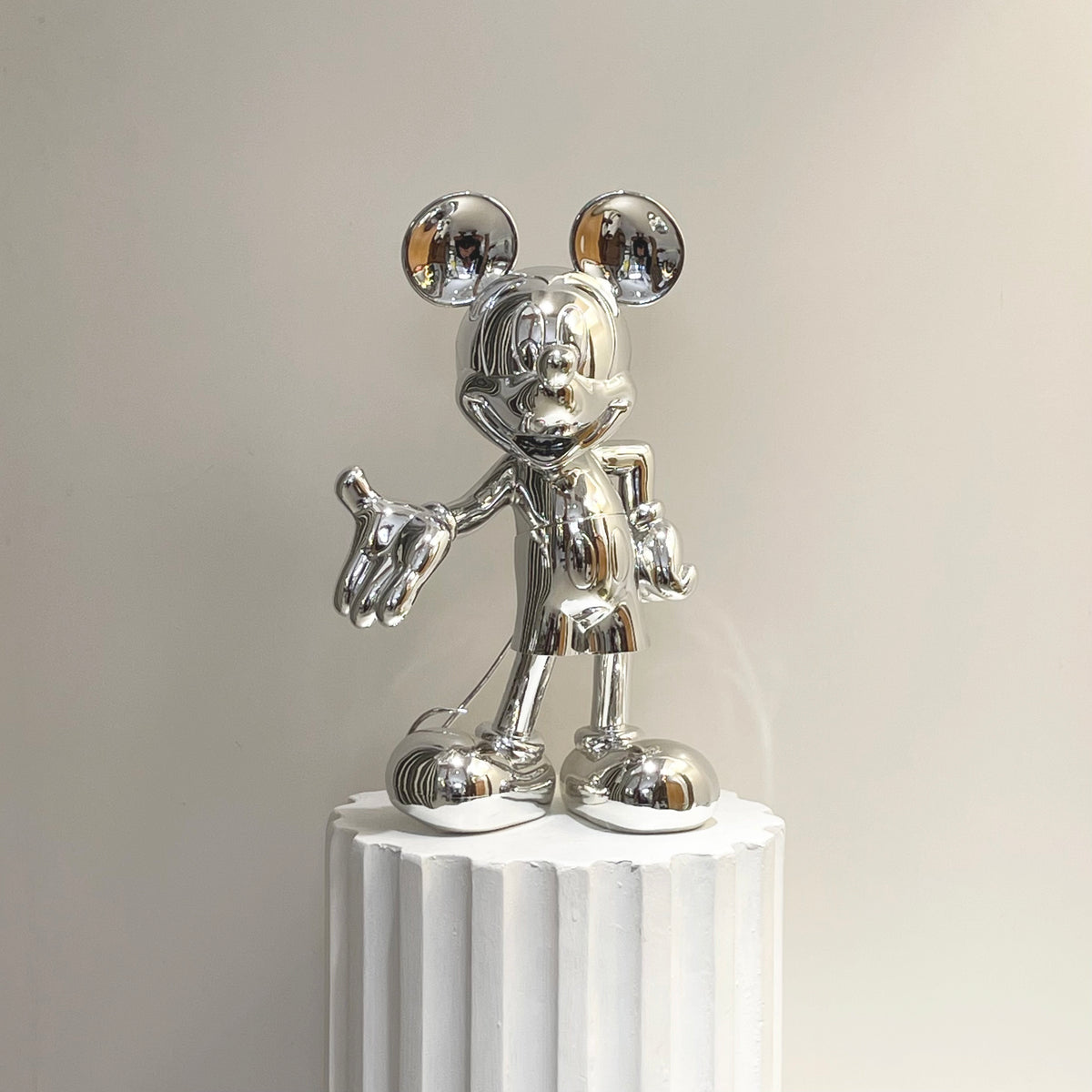 Mickey Welcome Silver. 30 cm