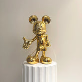 Mickey Welcome Oro. 30 cm