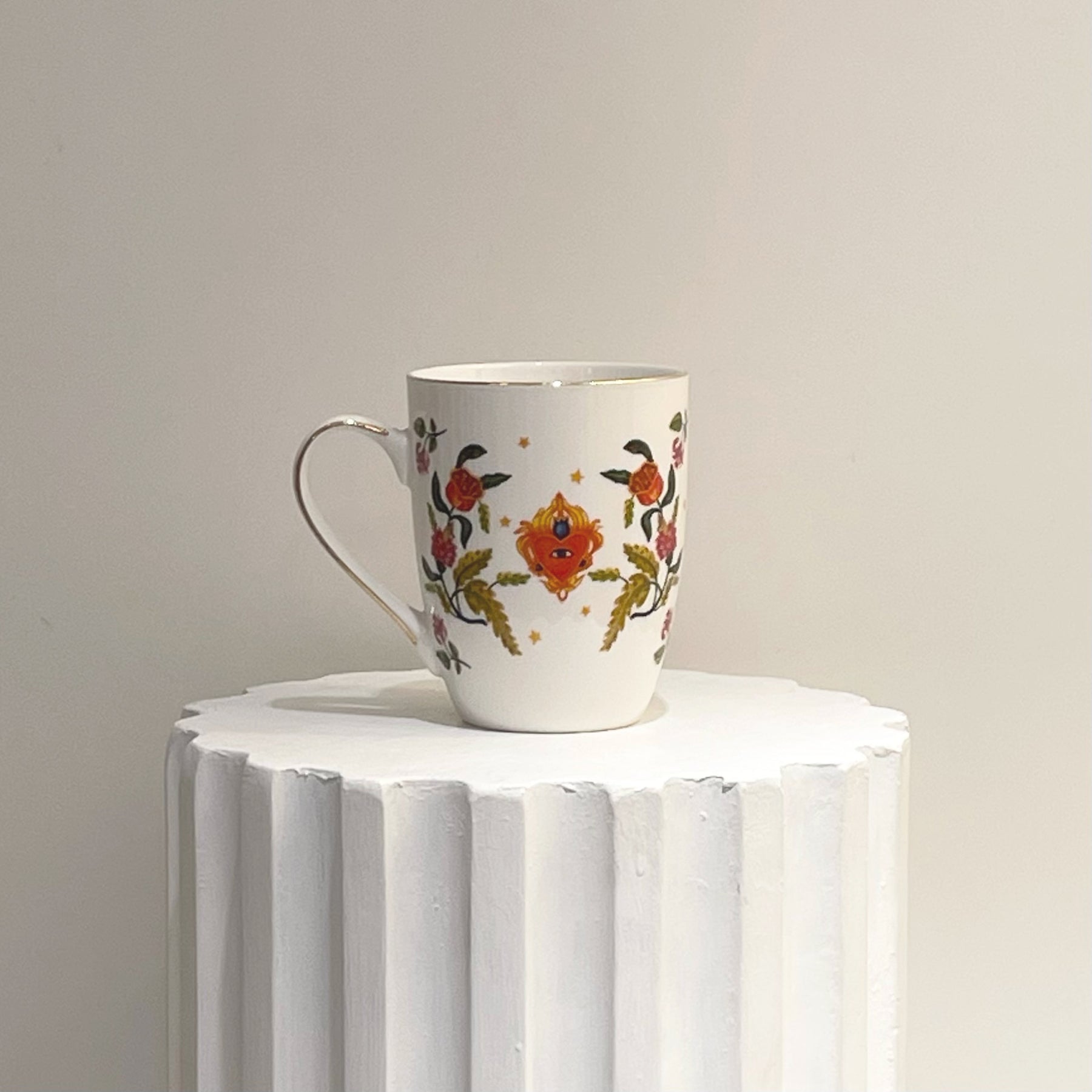 HEART EYE Porcelain Mug