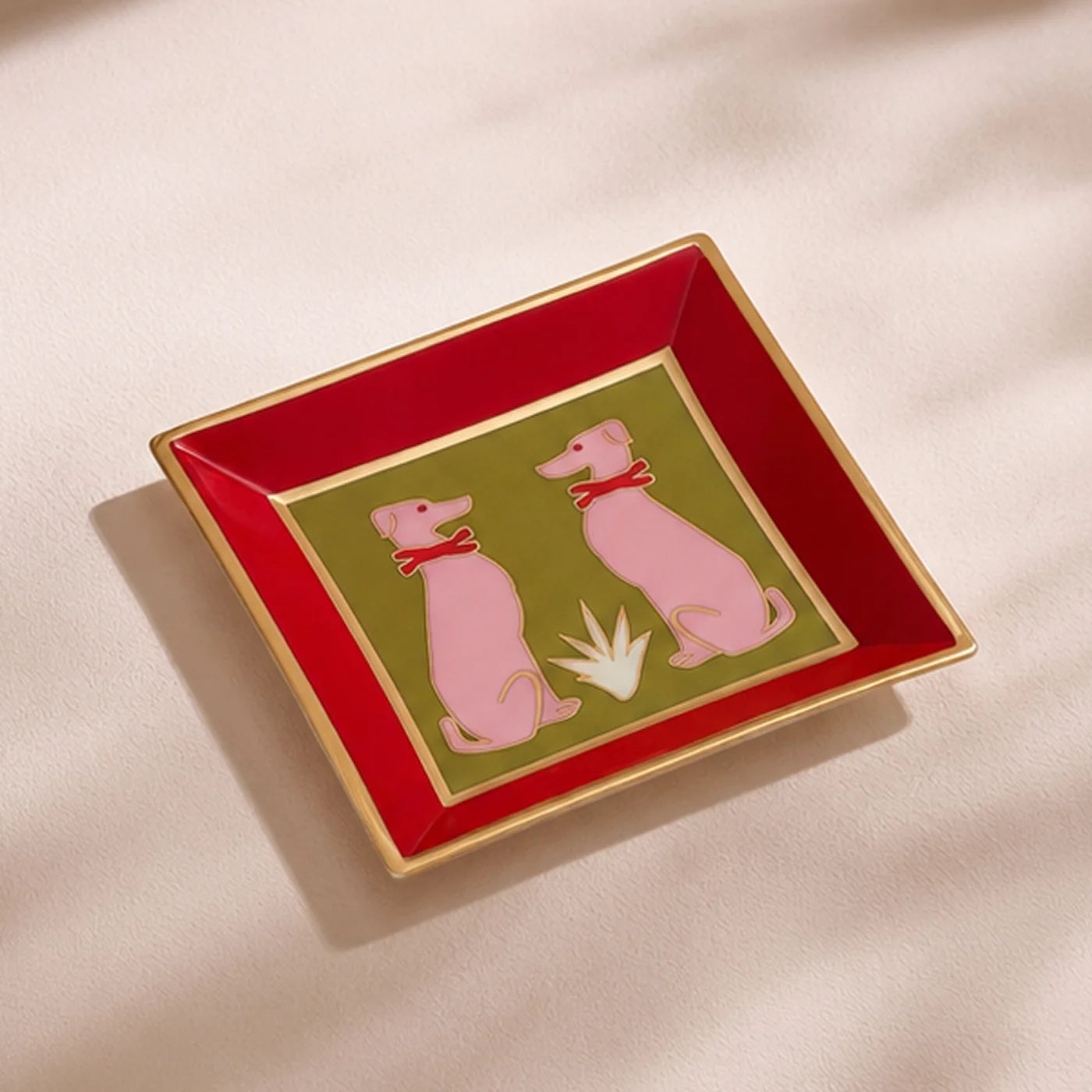 Greyhounds Square Tray. Jonathan Adler