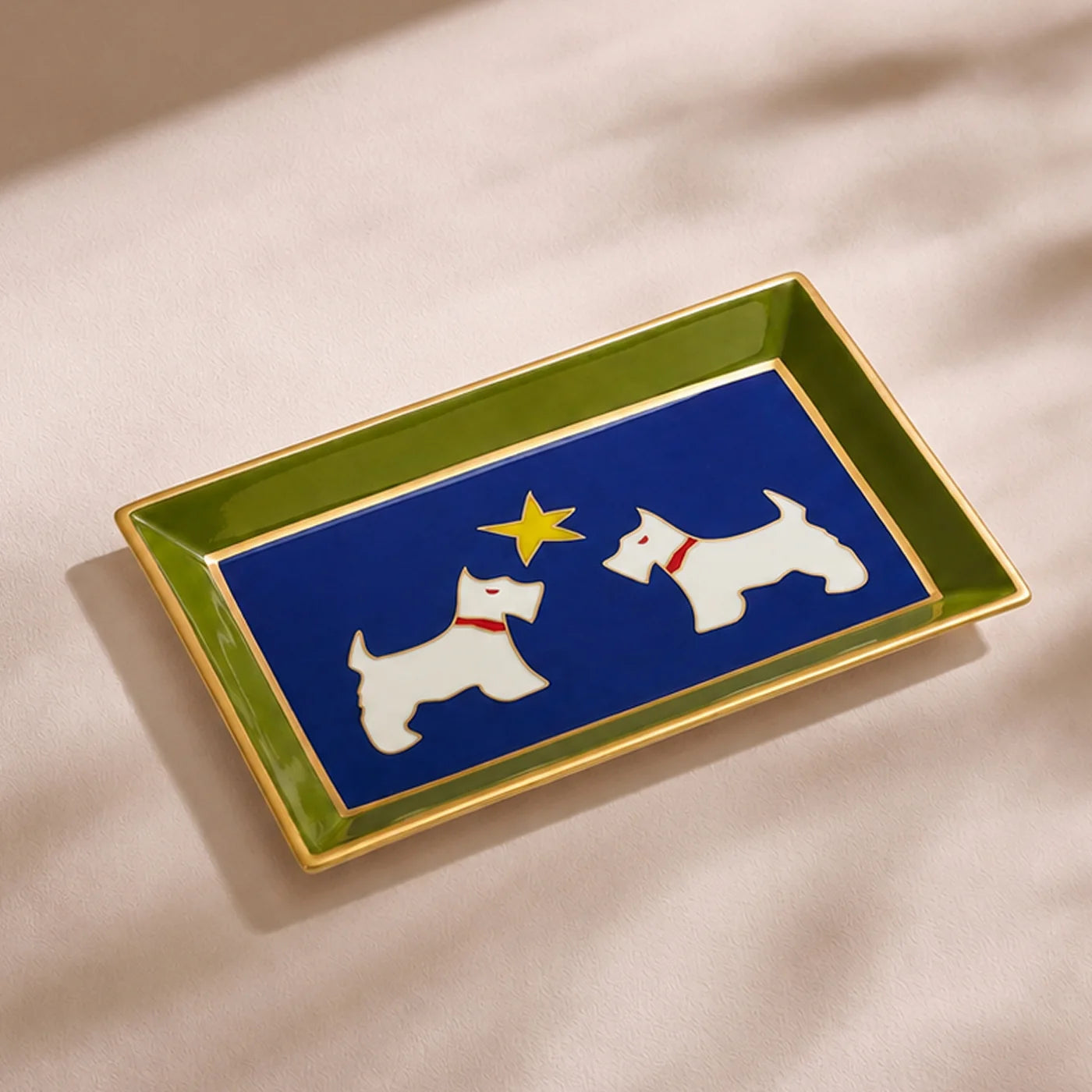 Terriers Rectangle Tray. Jonathan Adler