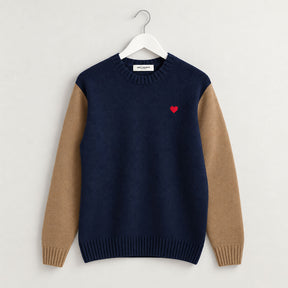 Jersey Unisex 100% Lana | Bicolor Corazón