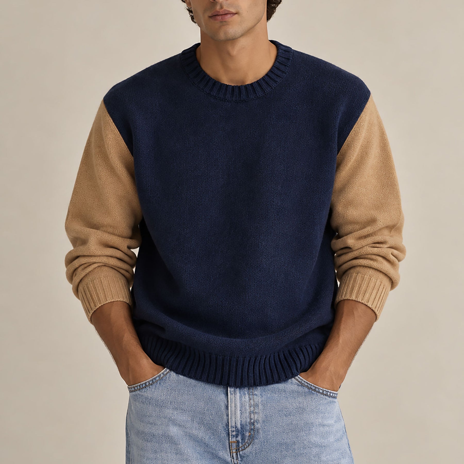 Jersey Unisex 100% Lana | Bicolor