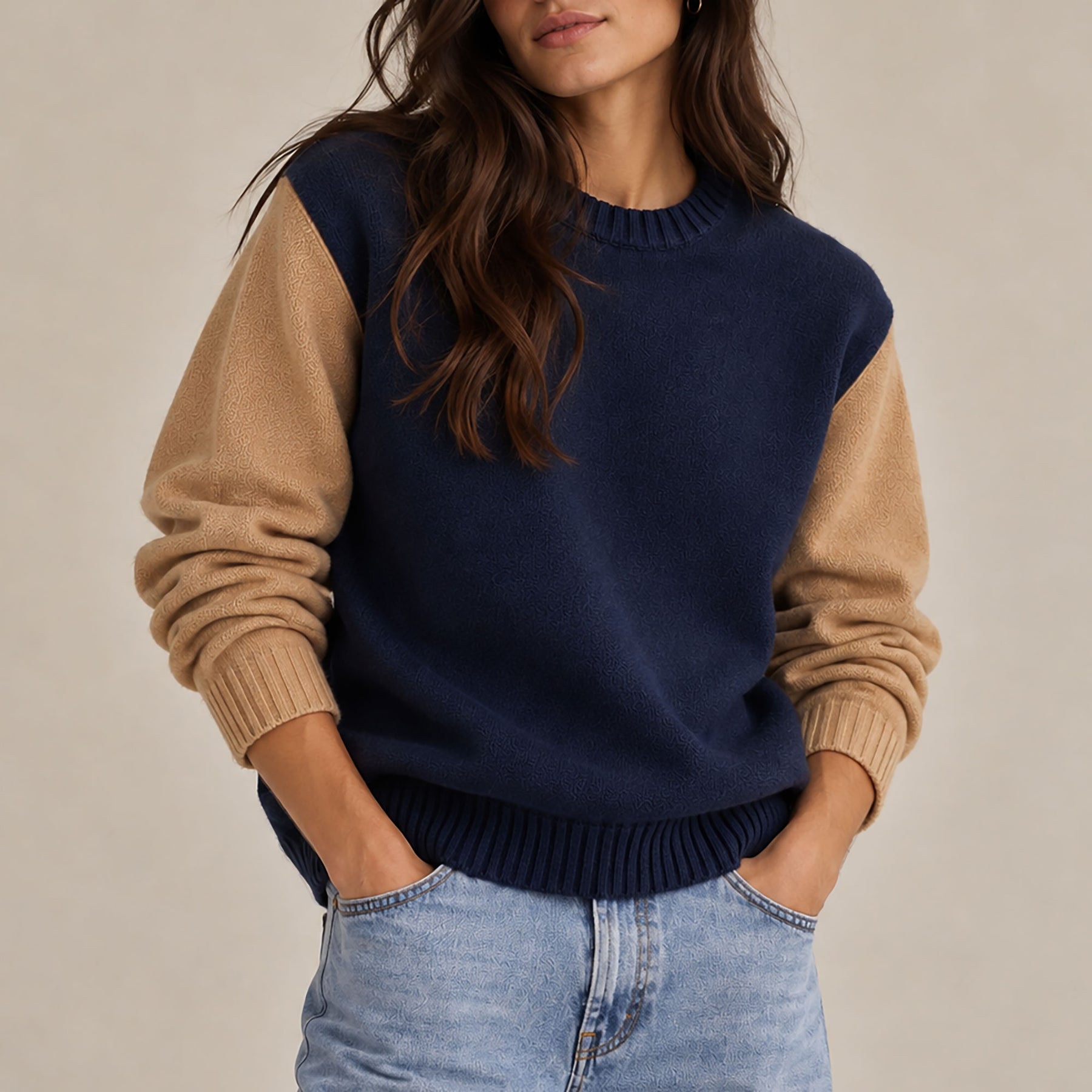 Jersey Unisex 100% Lana | Bicolor