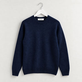 Merino Wool Seater Navy Blue
