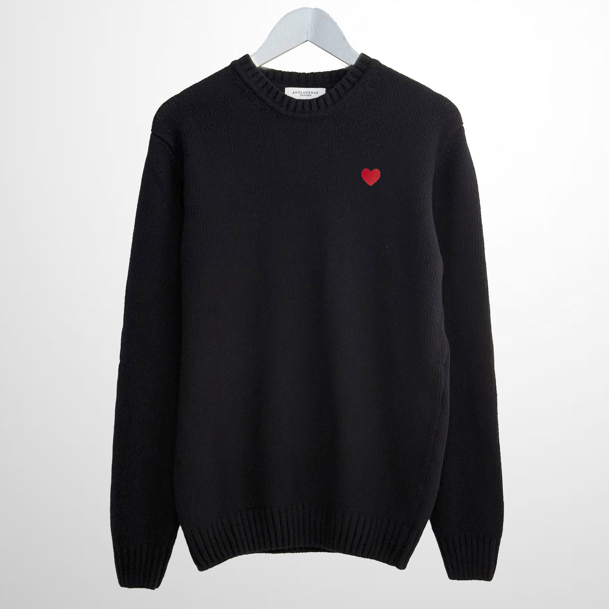 Jersey Lana Merino Navy Corazón