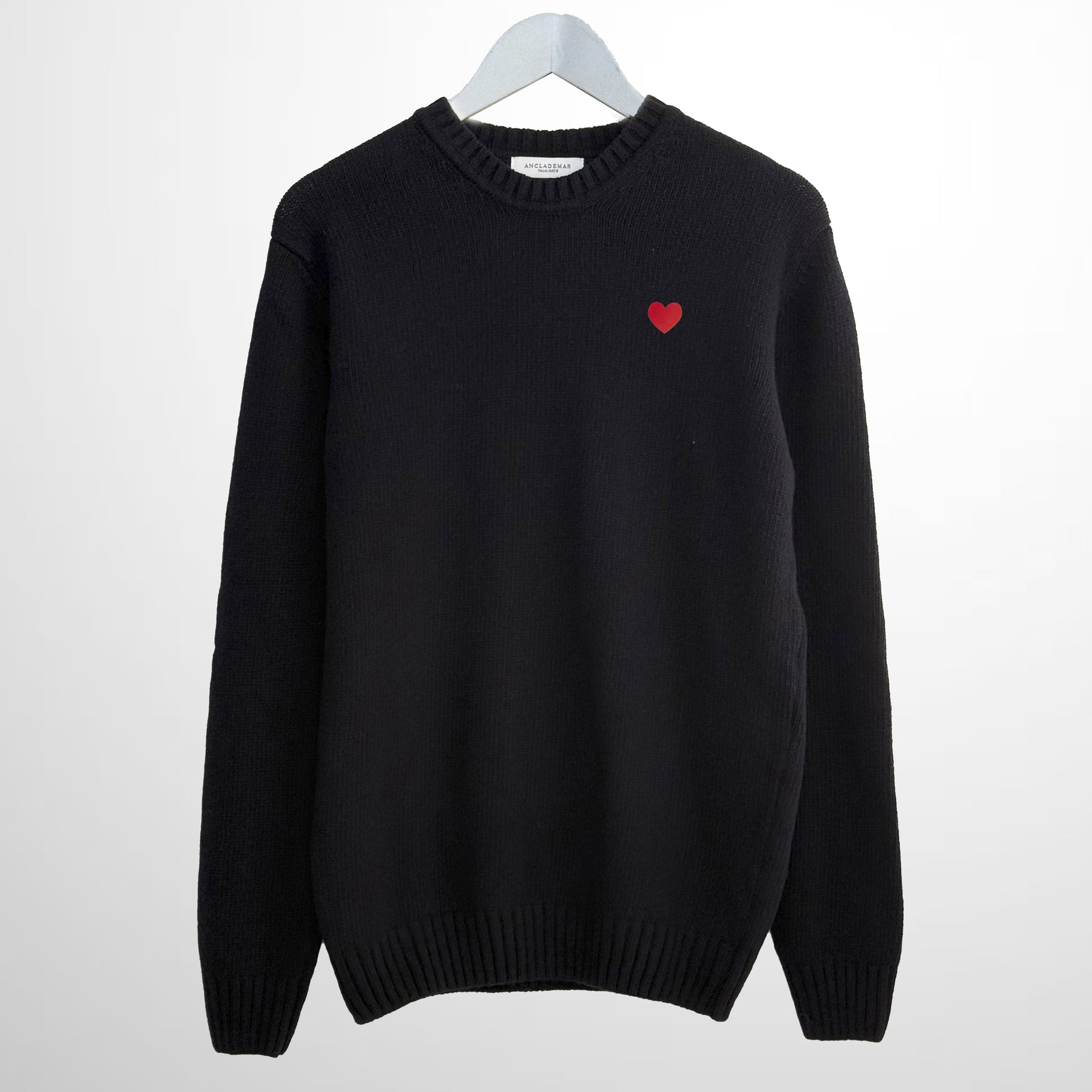 Jersey Lana Merino Navy Corazón