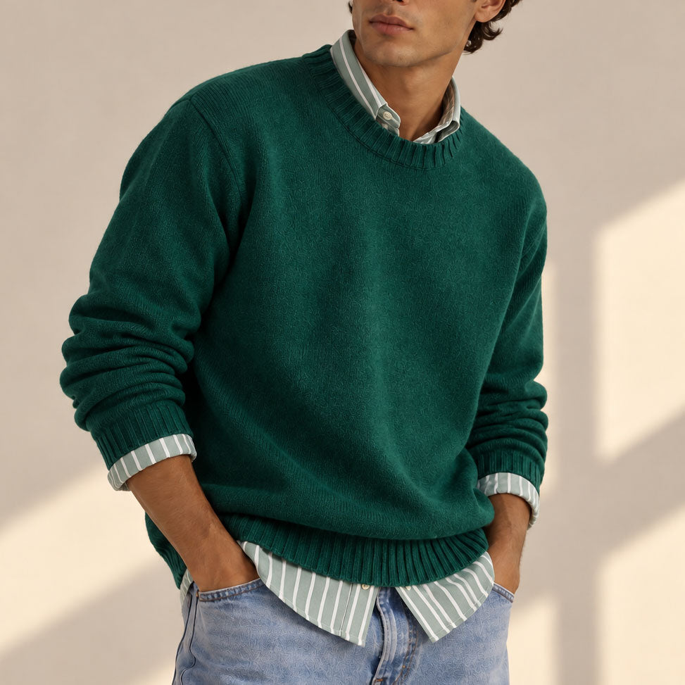 Merino Wool Seater Green