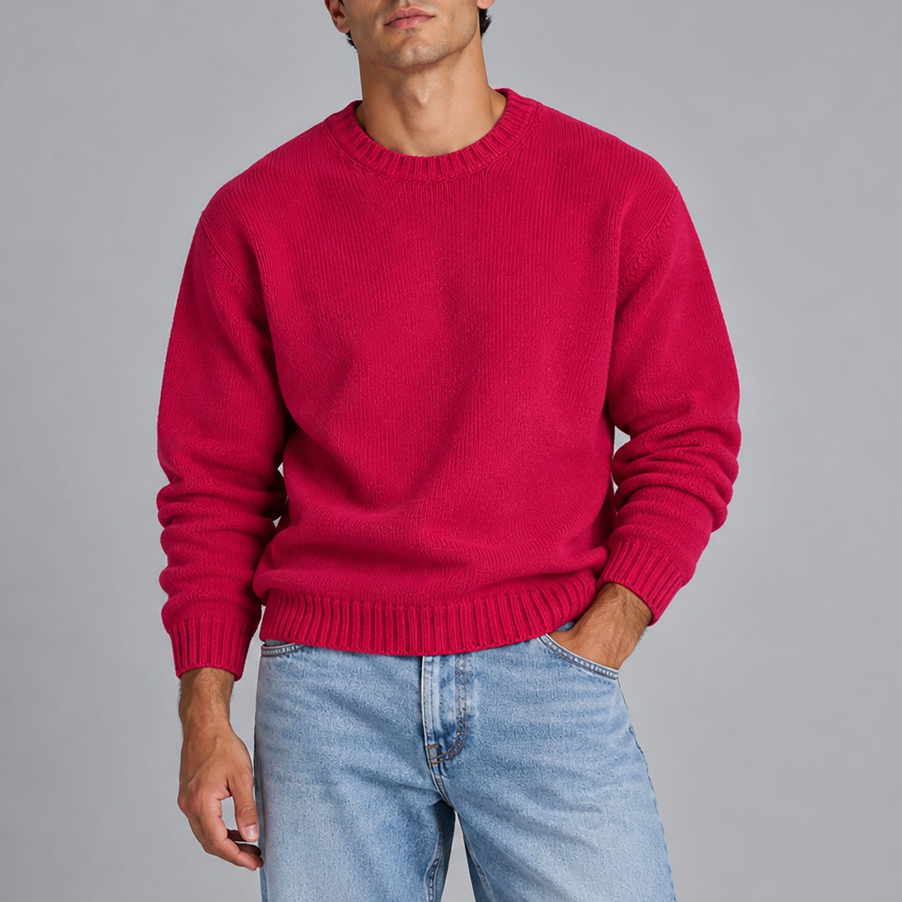 Jersey Unisex 100% Lana | Rosa
