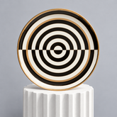 Op Art Round Serving Tray. Jonathan Adler