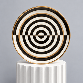 Op Art Round Serving Tray. Jonathan Adler