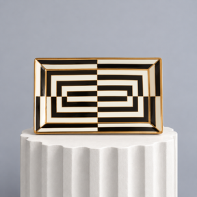 Op Art Square Serving Tray. Jonathan Adler