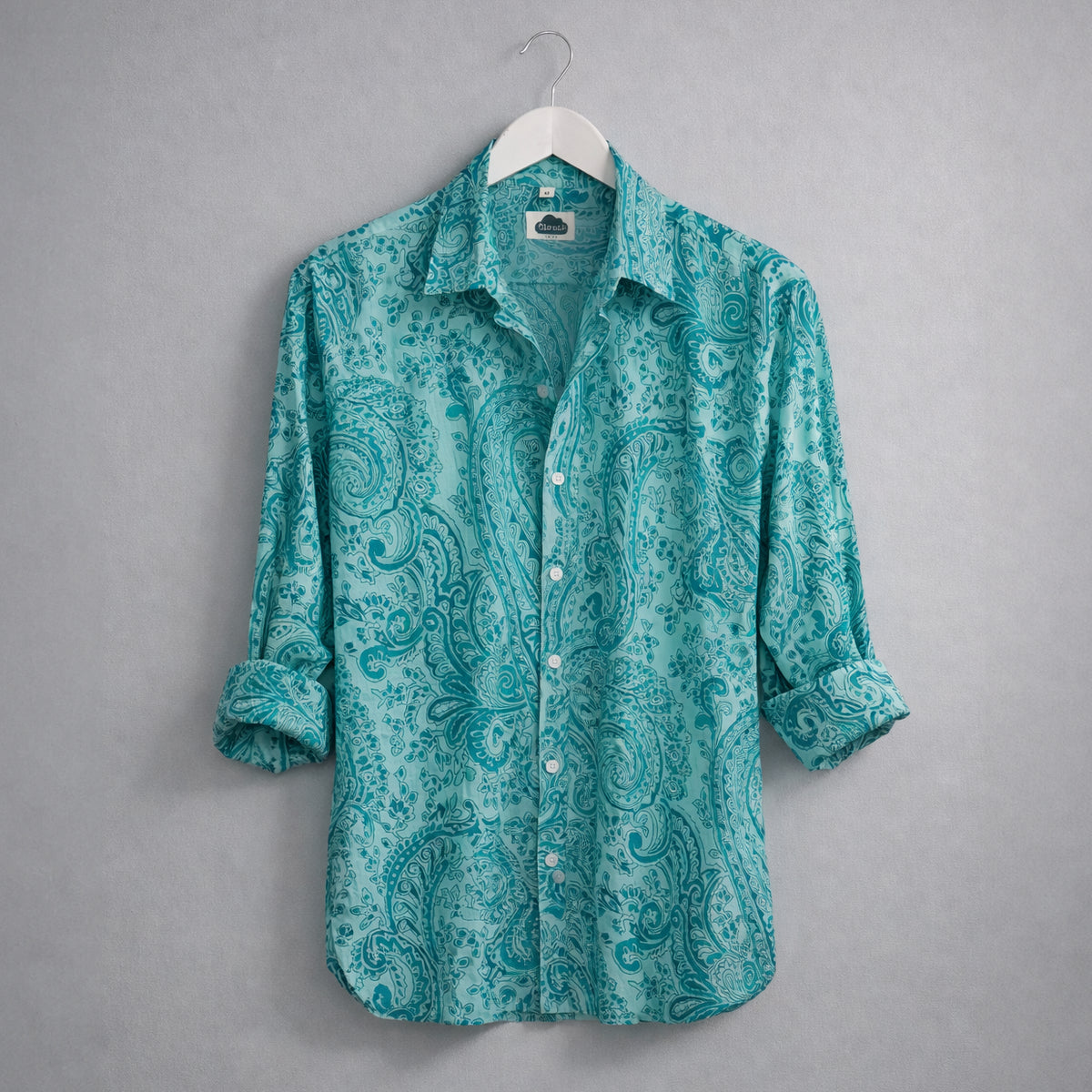 Camisa Paisley Verde