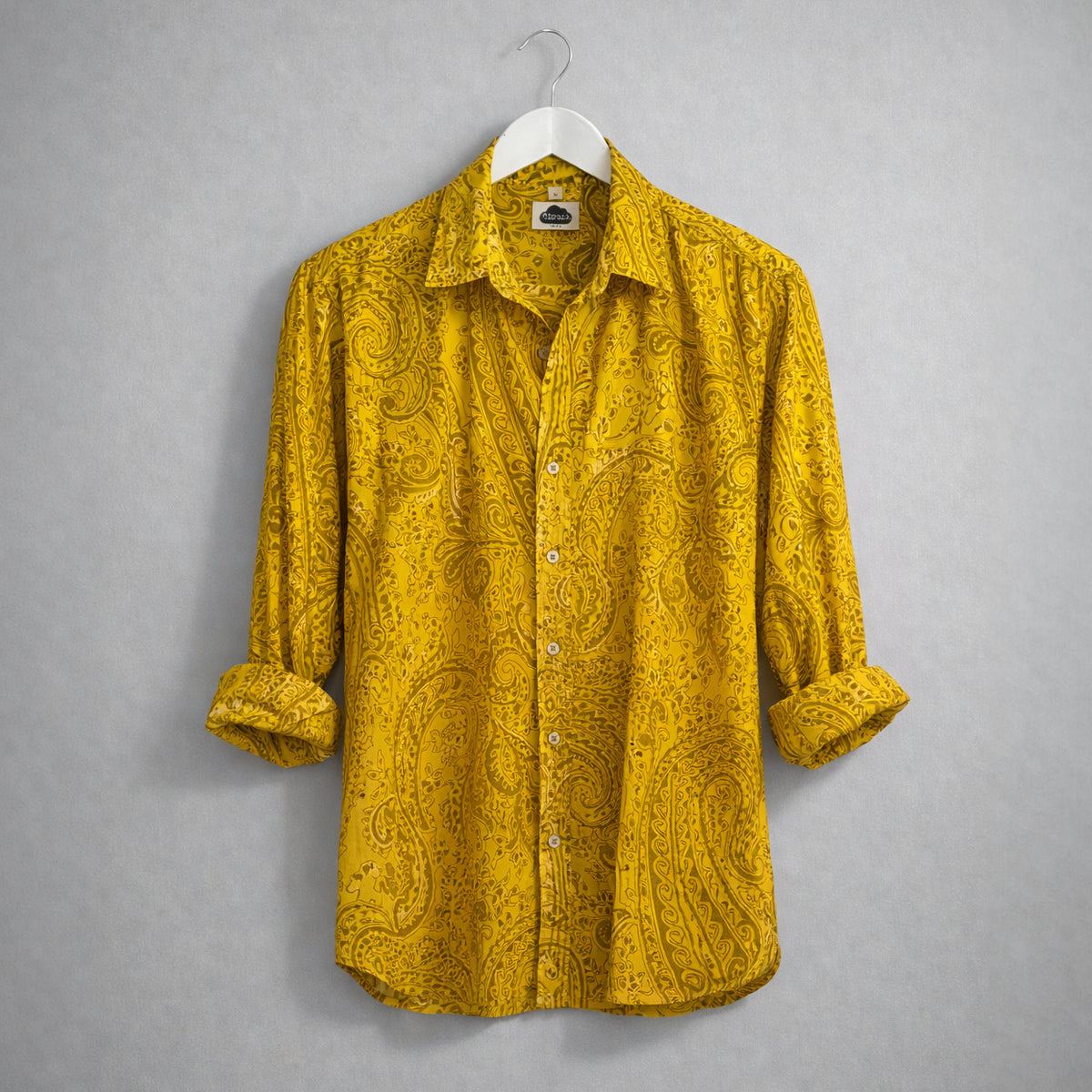 Camisa Paisley Amarilla