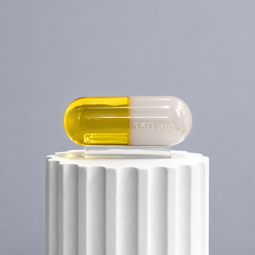 Yellow Small Acrylic Pill. Jonathan Adler