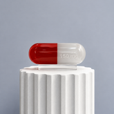 Red Small Acrylic Pill. Jonathan Adler