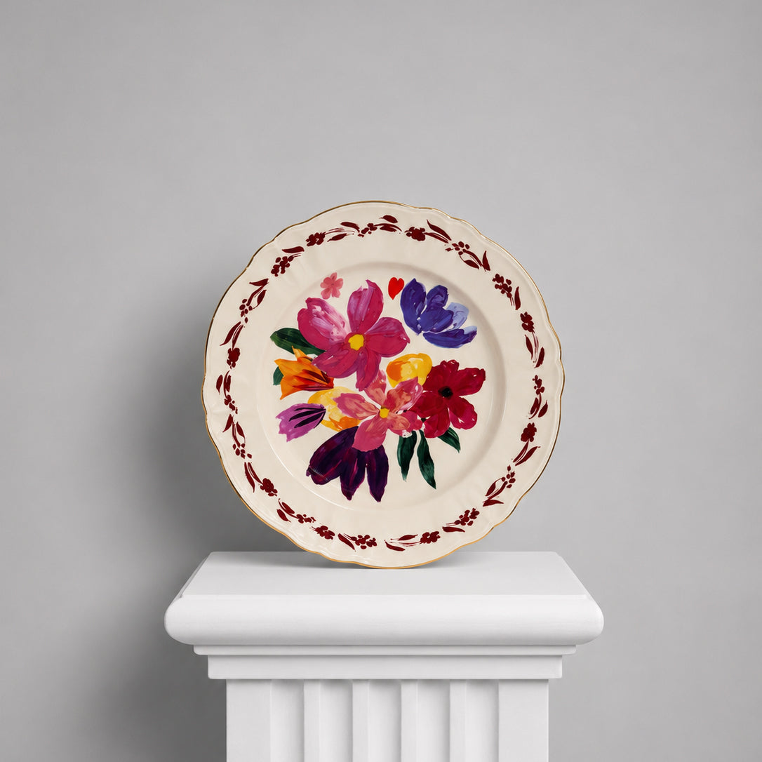 Plato Postre Bouquet