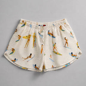 Shorts de lino Surfeuses du Feu. G.kero Paris