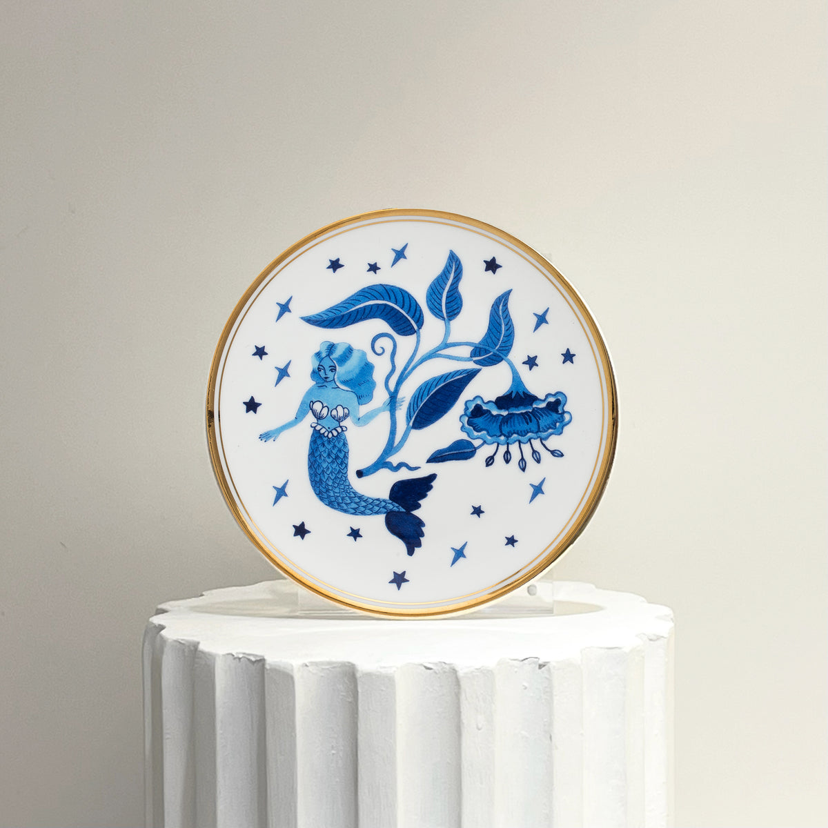 SIREN Porcelain Plate. 15 cm