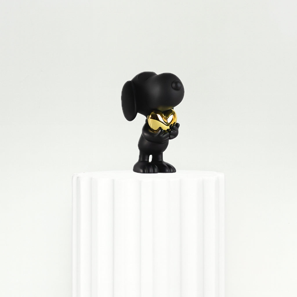 Snoopy Heart XS Negro - 12 CM