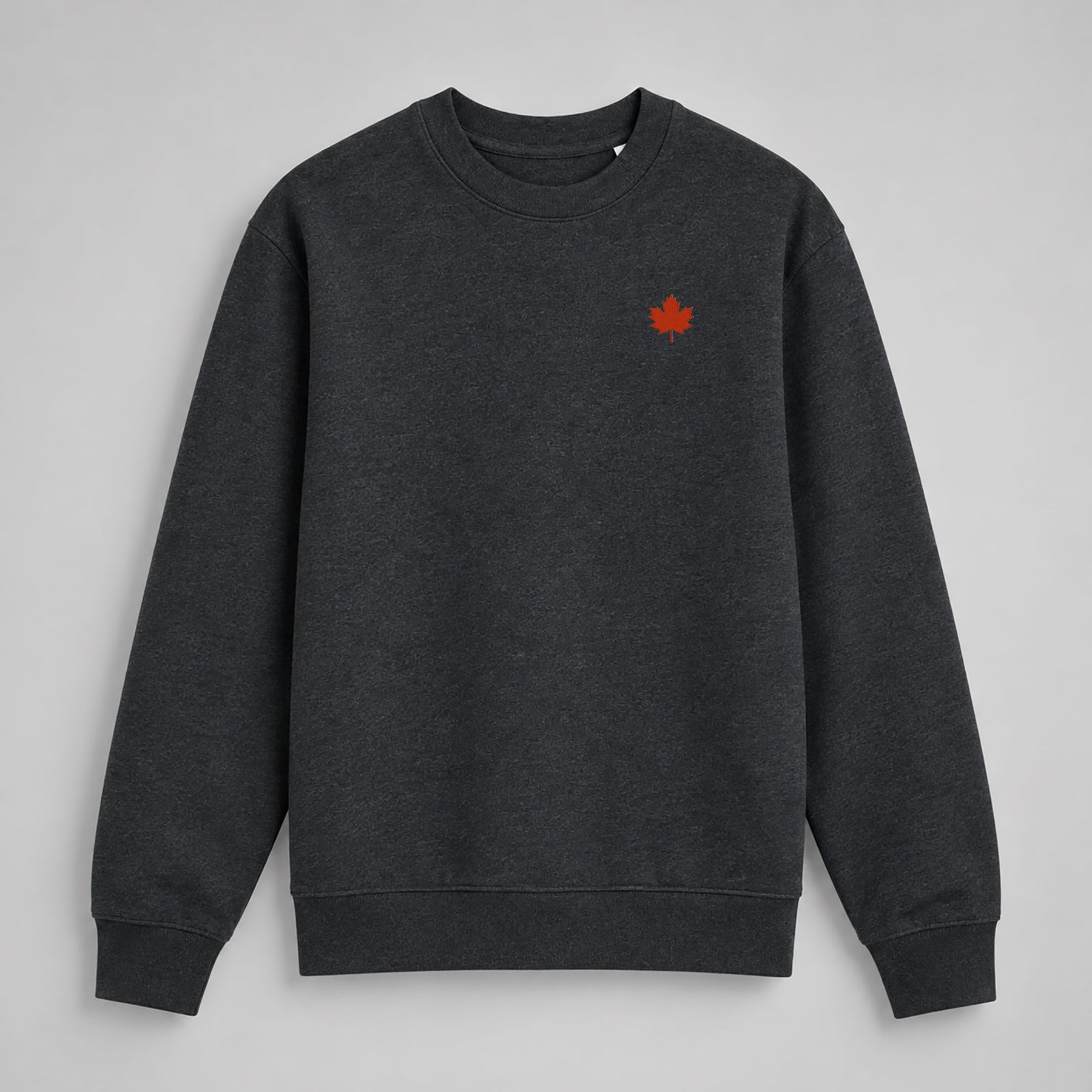 Sudadera Gris Oscuro. Arce