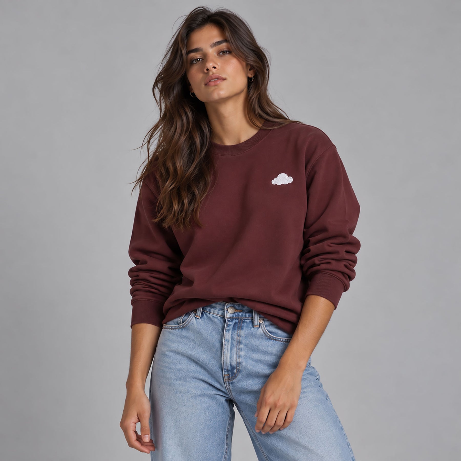Sudadera Vino. Nube
