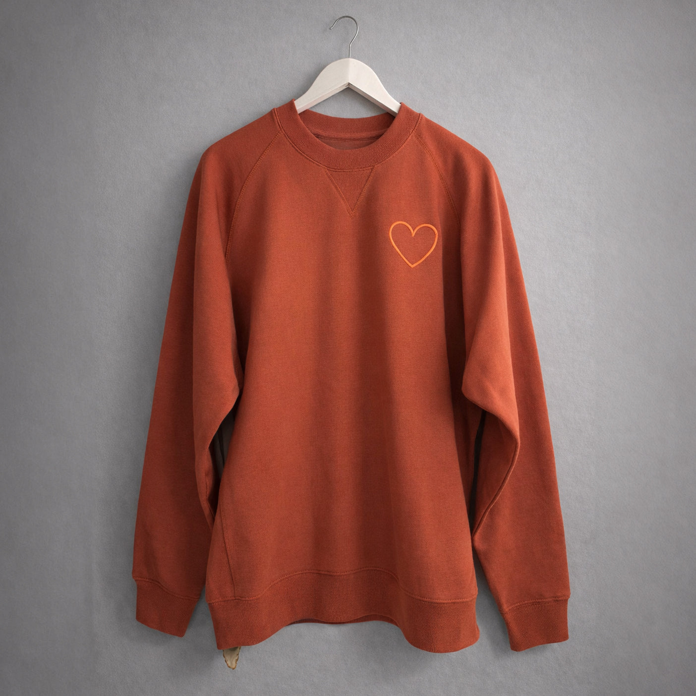 Oversized Sweatshirt. Heart