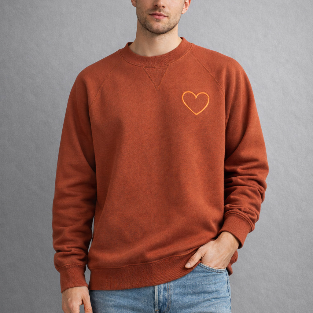 Oversized Sweatshirt. Boat Heart