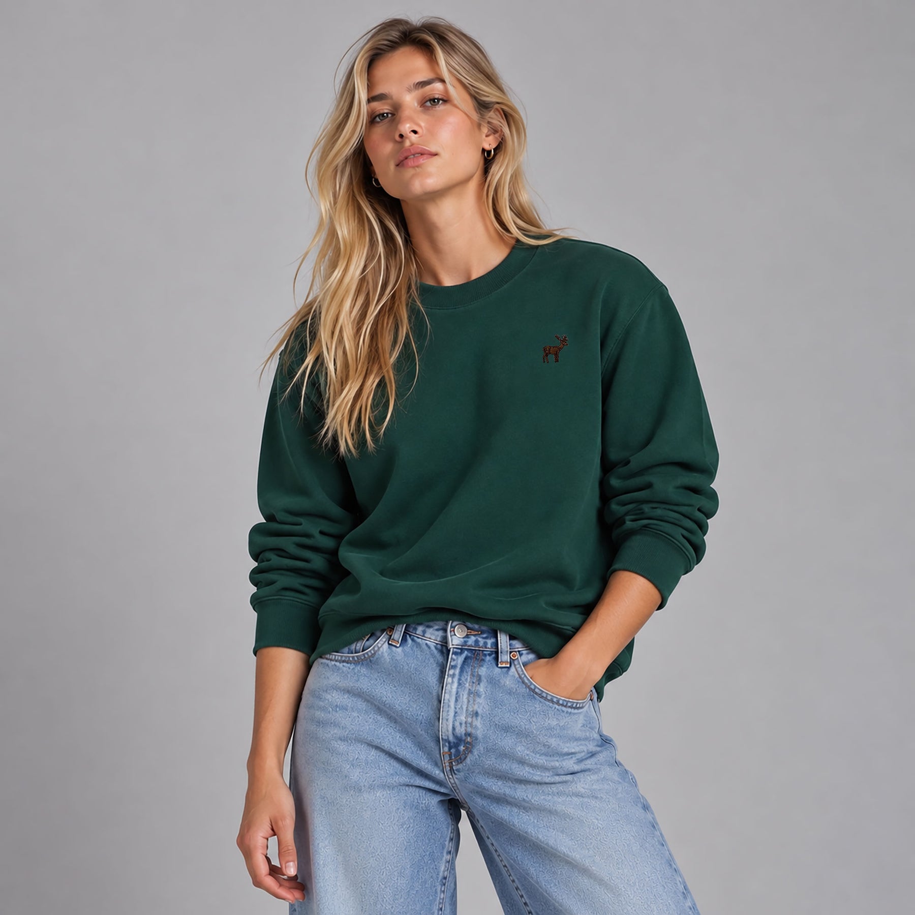 Sudadera Verde. Reno