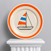 Plato Velero Naranja