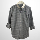 Camisa Oxford Vichy Navy Palmera