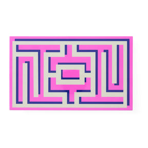 Medium Labyrinth Lacquer Box. Jonathan Adler