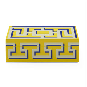 Small Labyrinth Lacquer Box. Jonathan Adler 