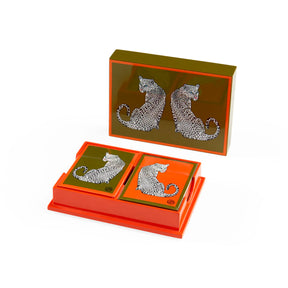 Cards Set Leopard. Jonathan Adler