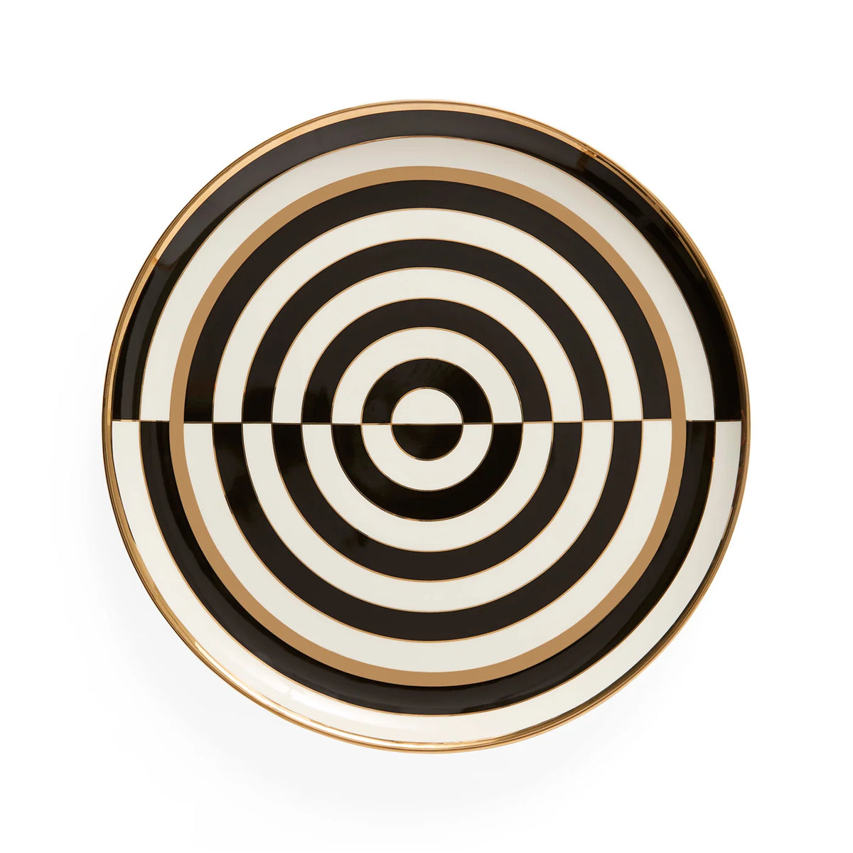 Fuente de Porcelana Redonda Op Art. Jonathan Adler (Copia)